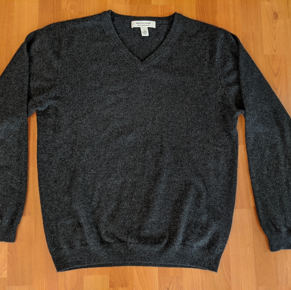 Mens Pronto Uomo 100% cashmere sweater